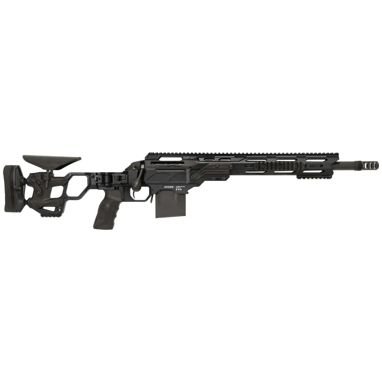 Cadex Defense CDX-SS SEVEN S.T.A.R.S. COVERT .300 BLK 16.5" 1:8" Bbl Black Rifle w/Hunting-Style MB CDXSS-COV-3BK-165-CS20-D2B1N-BLK