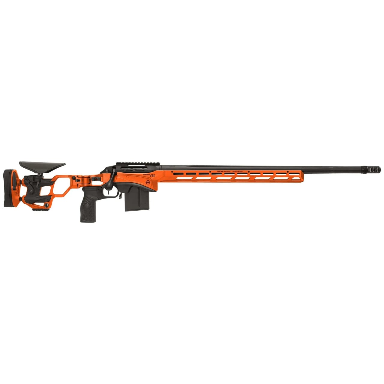 Cadex Defense CDX-SS SEVEN S.T.A.R.S. PRO .308 Win 26" 1:10" Bbl Hybrid Orange/Black Rifle w/Hunting-Style MB CDXSS-PRO-308-26-CS20-D2E1N-HOR