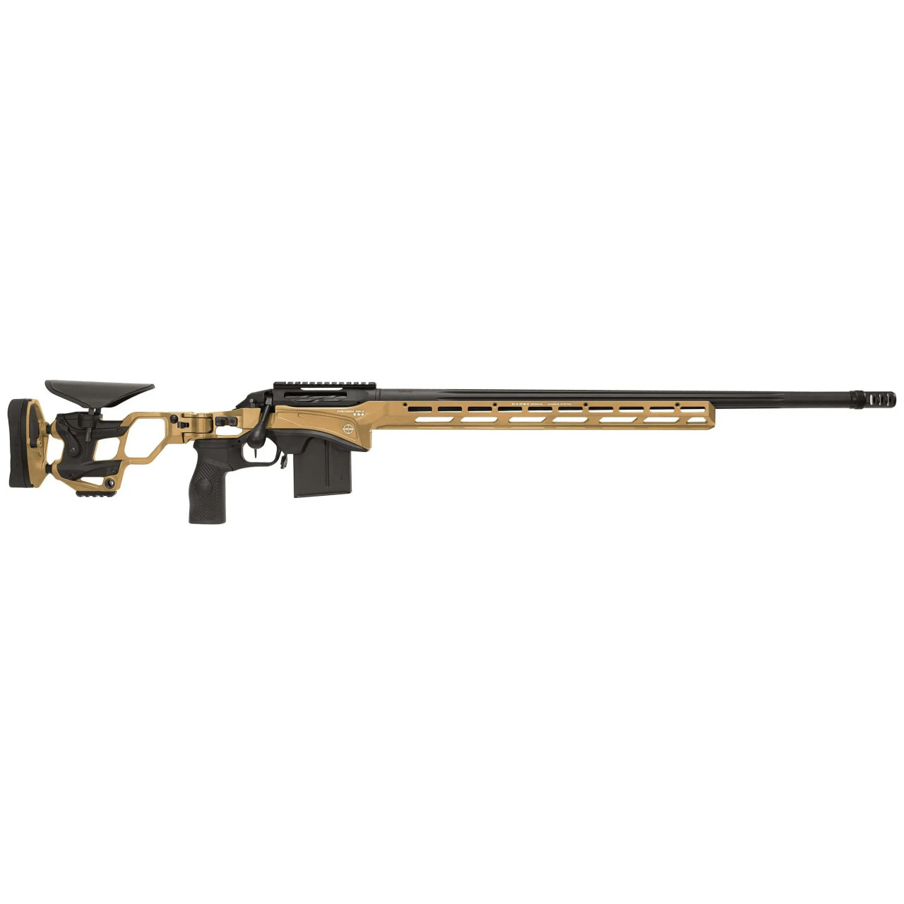 Cadex Defense CDX-SS SEVEN S.T.A.R.S. PRO .308 Win 26" 1:10" Bbl Hybrid Tan/Black Rifle w/Hunting-Style MB CDXSS-PRO-308-26-CS20-D2E1N-HTB