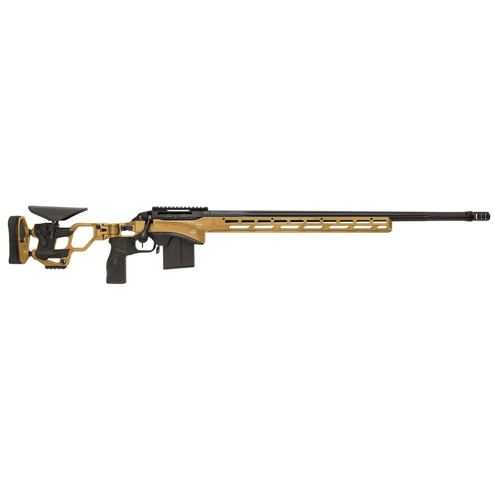 Cadex Defense CDX-SS SEVEN S.T.A.R.S. PRO 6.5 Creedmoor 26" 1:8" Bbl Hybrid Tan/Black Rifle w/Hunting-Style MB CDXSS-PRO-6.5-26-CS20-D2B1N-HTB