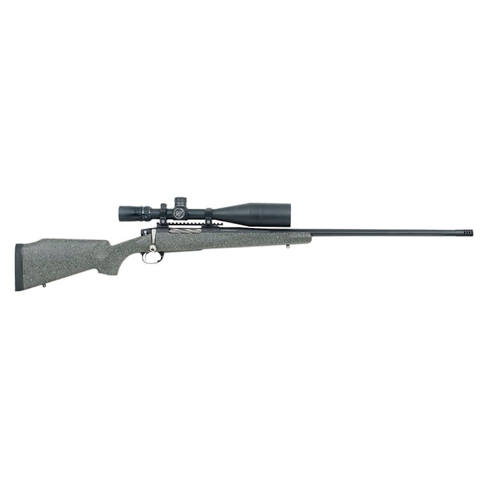 7mm EOL Mag (7mm RUM) Nf 5.5-22x56, Rings and Bubble, 26Ã‚â€ 1-9 twist, Jewel Trigger, McMillan Edge Tech stock (olive w/ blk & tan), Small scuff on top of scope and on end of muzzle break.