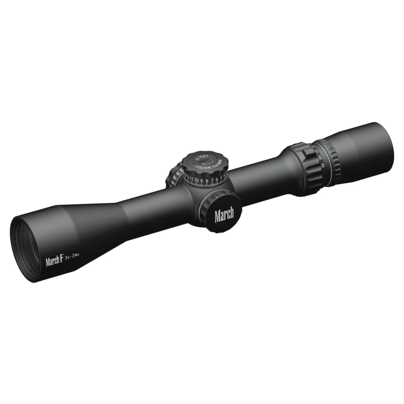 March F Tactical 3-24x42 FMA-2 Reticle 1/4MOA FFP Riflescope D24V42FMA