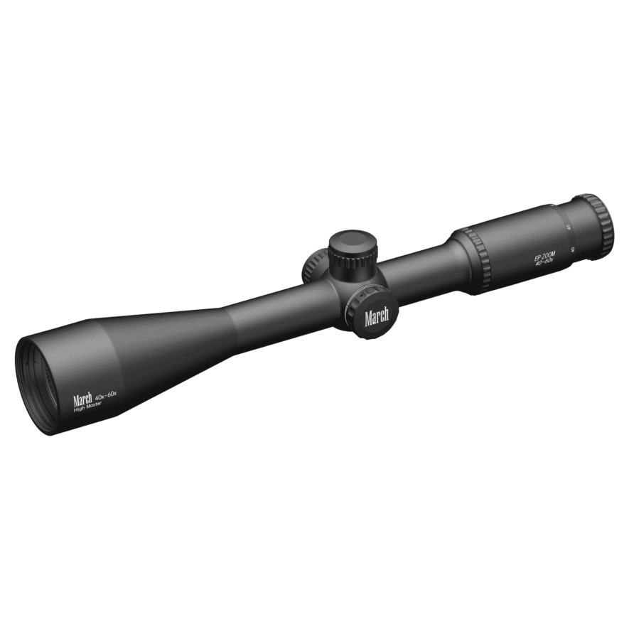 March "High Master" 40-60x52mm BR EP Zoom CH Reticle 1/8 MOA Riflescope D60EV52