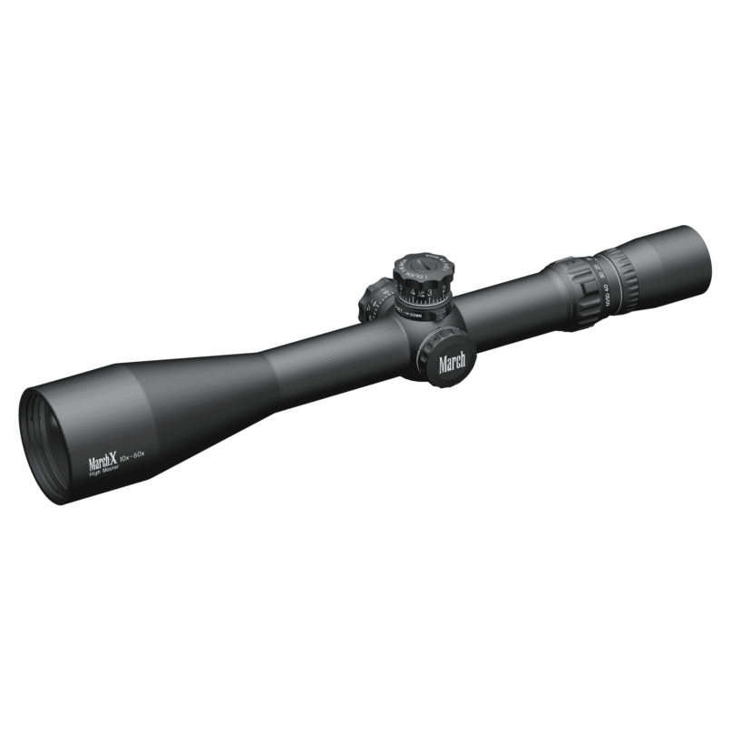 March X "High Master" 10-60x56 1/8 Reticle 1/8MOA Riflescope D60HV56T