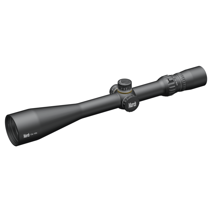 March 10-60x52 1/8 Reticle 1/8MOA Riflescope D60V52L