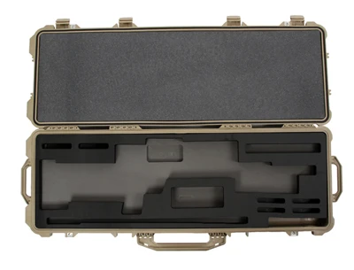 Pelican custom hard case for Desert Tech SRS Desert Tan