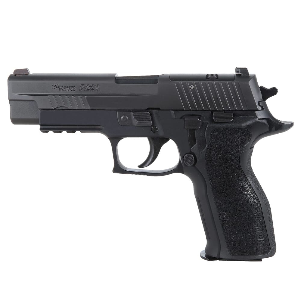 Sig Sauer P226 Elite 9mm DA/SA 4.4" Optics Ready Pistol w/SIGLITE, E2 Grip, SRT, and (2) 15rd Steel Mags E26R-9-BSE-R2