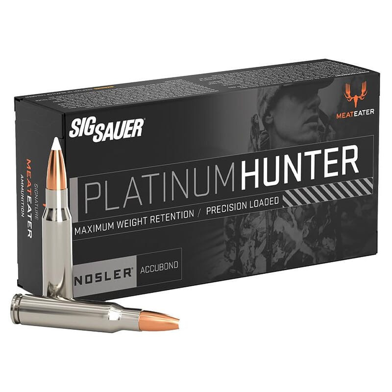 Sig Sauer Ammo Platinum Hunter 6.5 Creedmoor 140gr AccuBond 20/Box E65CMPH140-20
