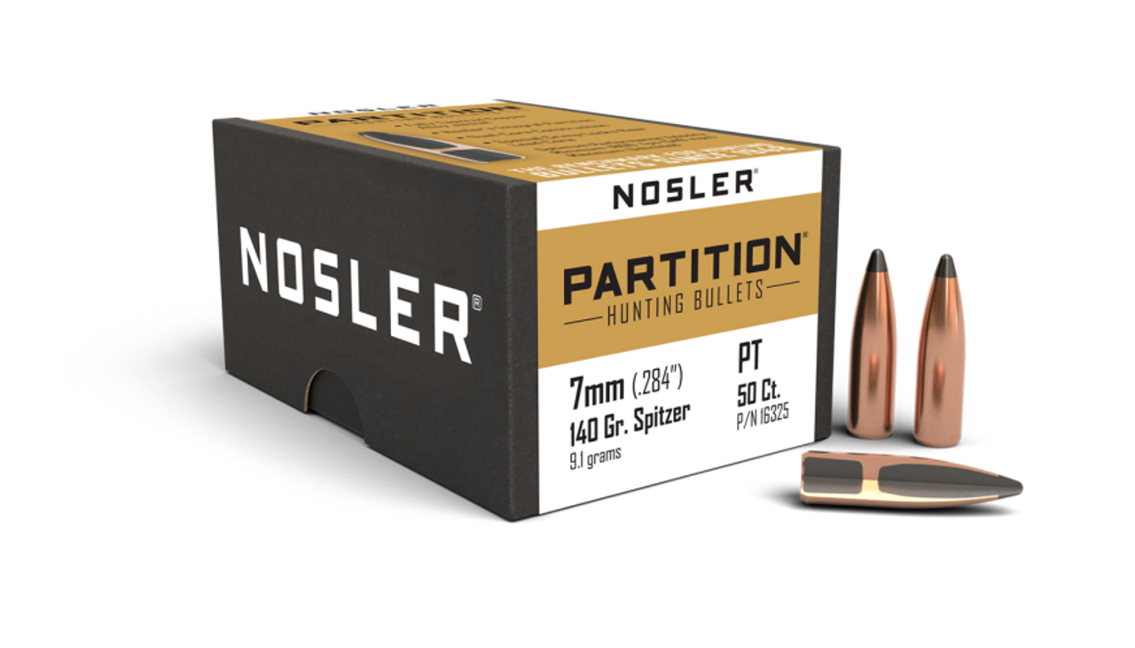 Nosler Partition P - 7mm 140g SP (50ct) Bullets 16325