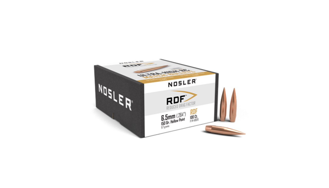Nosler RDF RDF - 6.5mm 150g HPBT (100ct) Bullets 49826
