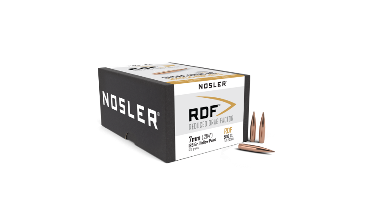 Nosler RDF RDF - 7mm 185g HPBT (500ct) Bullets 53504
