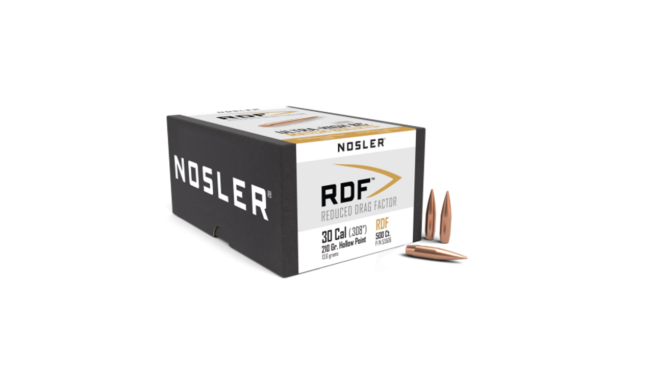 Nosler RDF RDF - 30 210g HPBT (500ct) Bullets 53506