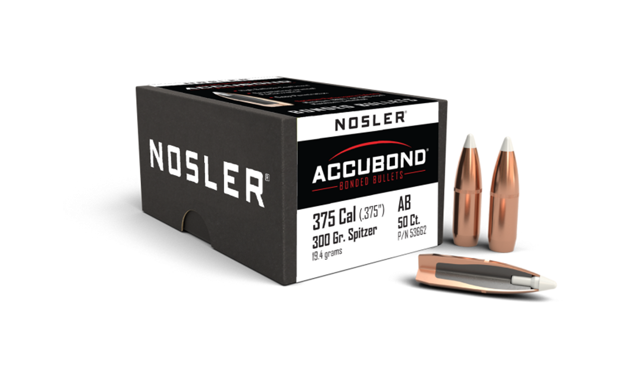 Nosler AccuBond AB - 375 300g SP C725 (50ct) Bullets 53662