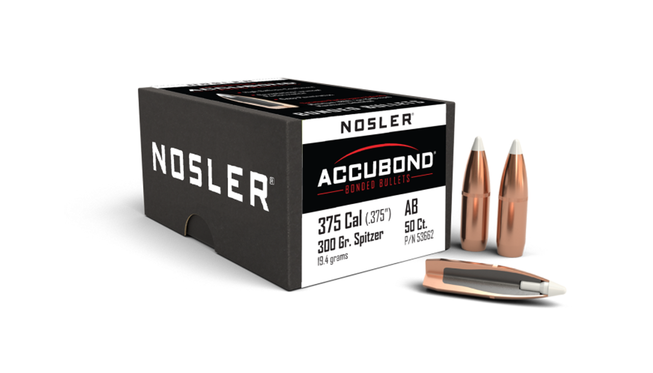Nosler AccuBond AB - 375 300g SP C725 (50ct) Bullets 53662