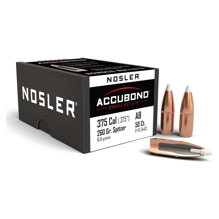 Nosler AccuBond AB - 375 260g SP C725 (50ct) Bullets 54413