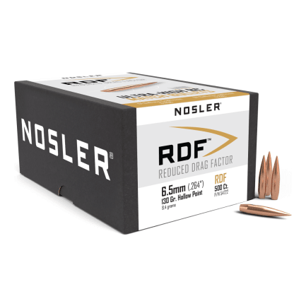 Nosler RDF RDF - 6.5mm 130g HPBT (500ct) Bullets 54722