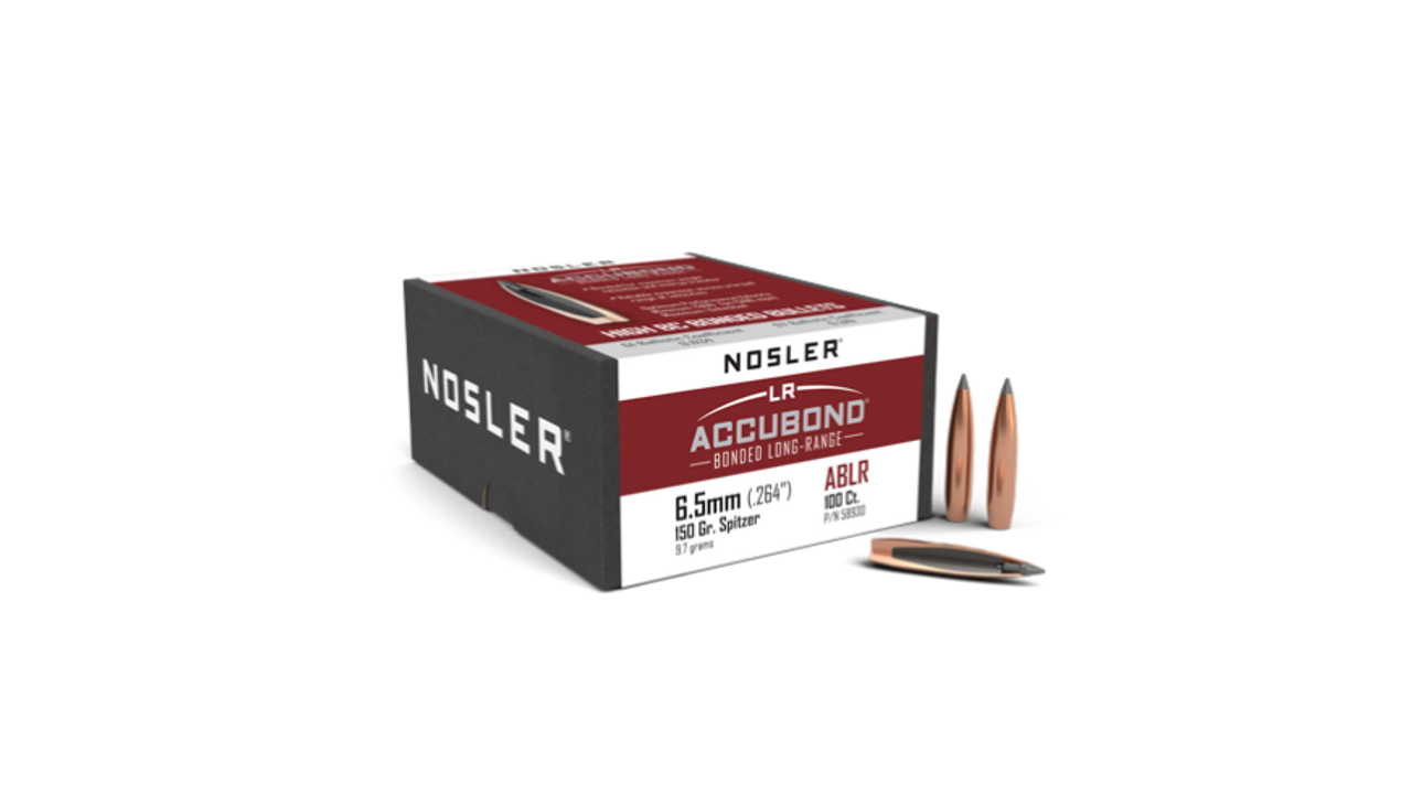 Nosler AccuBond Long Range ABLR - 6.5mm 150g SP (100ct) Bullets 58930