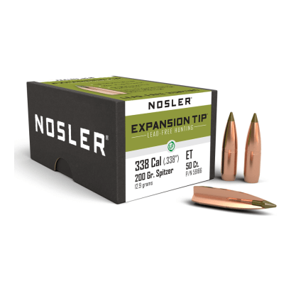 Nosler E-Tip ET - 338 200g SP b765 (50ct) Bullets 59186