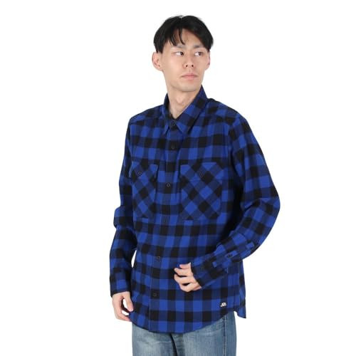 Oakley 90s Plaid LS Shirt Blue/Black Check FOA406127-BCD