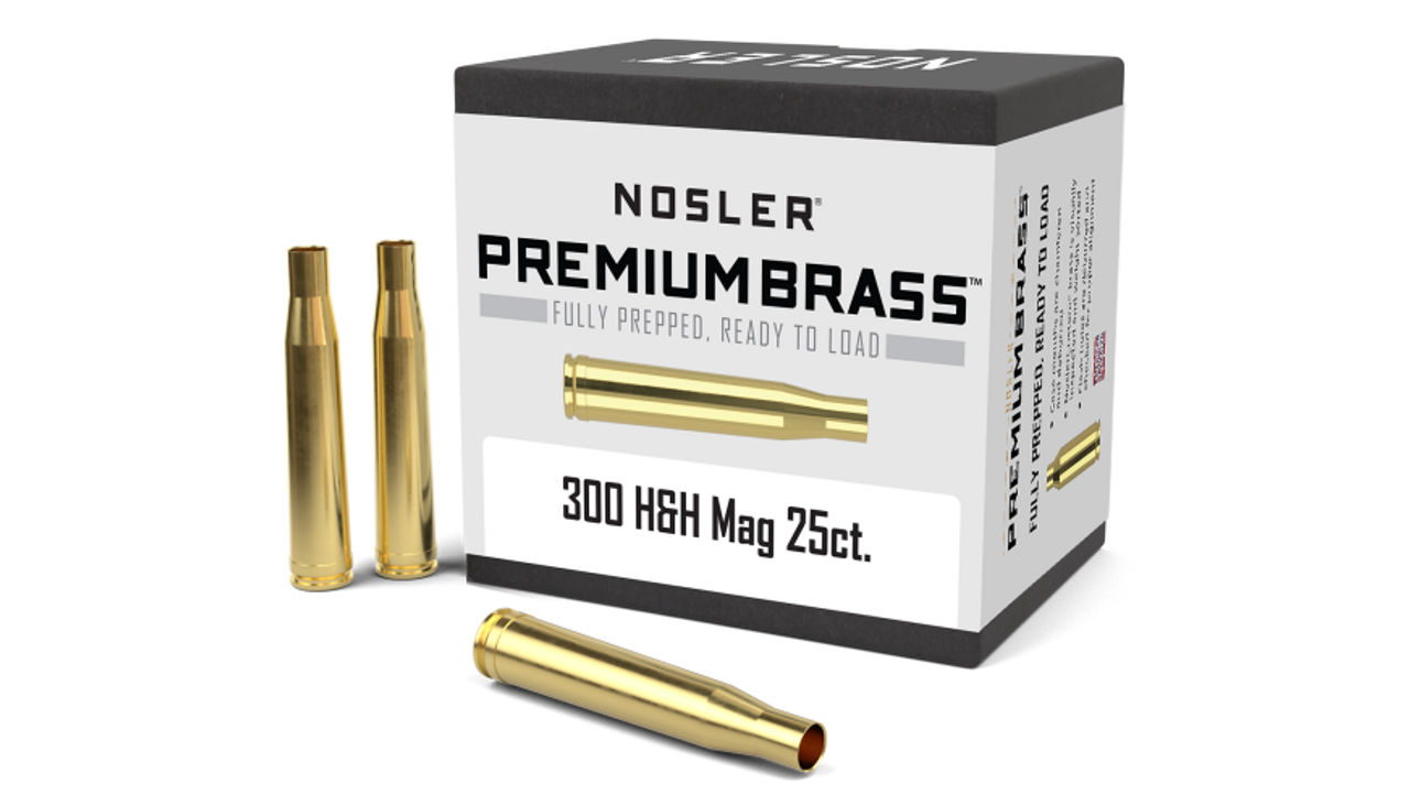 Nosler Premium Brass Box - 300 H&H (25ct) 11800