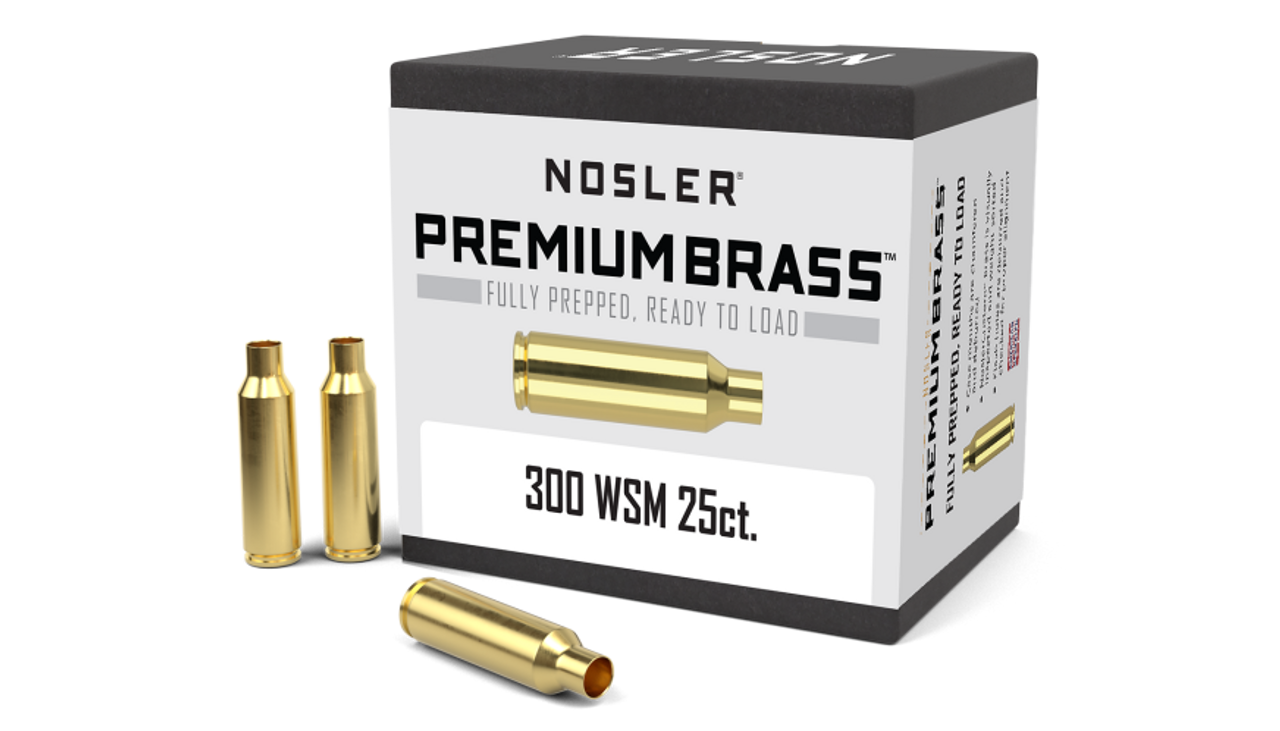 Nosler Premium Brass Box - 300 WSM (25ct) 11863