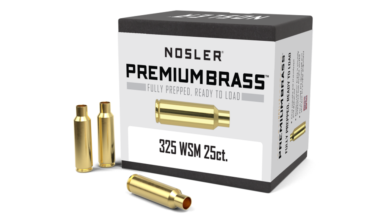 Nosler Premium Brass Box - 325 WSM (25ct) 11907