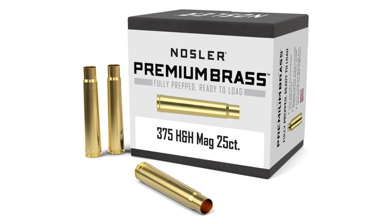 Nosler Premium Brass Box - 375 H&H (25ct) 11930