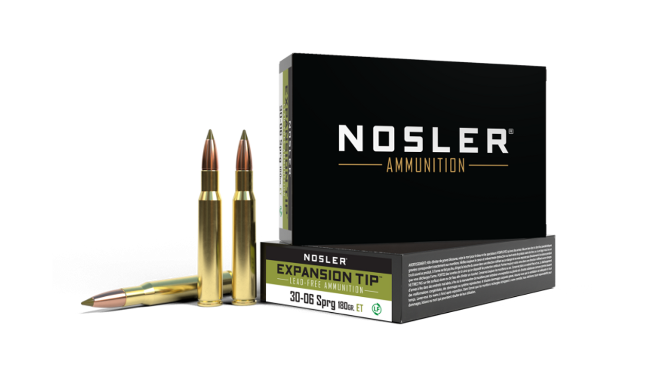 Nosler E-Tip ETA - 30-06 Sprg 180g ET SP (20ct) Ammunition 40037