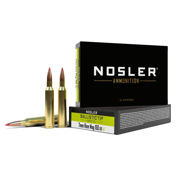 Nosler Ballistic Tip BTA - 7mm Rem Mag 150g BT SP (20ct) Ammunition 40045