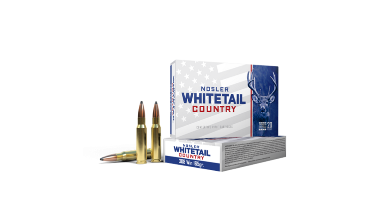 Nosler Whitetail Country WCA - 308 Win 165g SB SP (20ct) Ammunition 40120