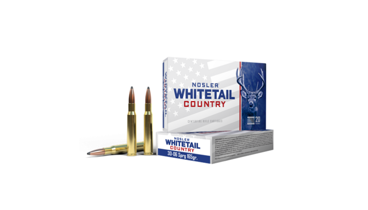 Nosler Whitetail Country WCA - 30-06 Sprg 165g SB SP (20ct) Ammunition 40125