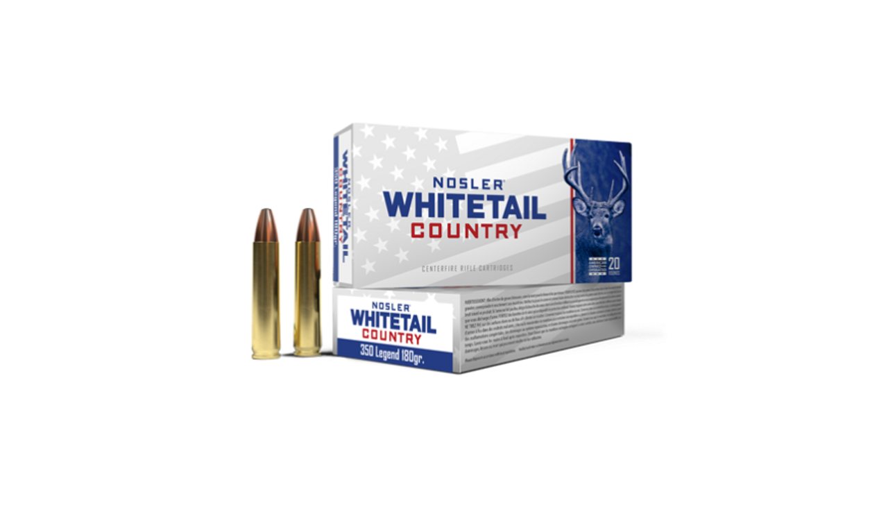 Nosler Whitetail Country WCA - 350 Legend 180g SW (20ct) Ammunition 40130