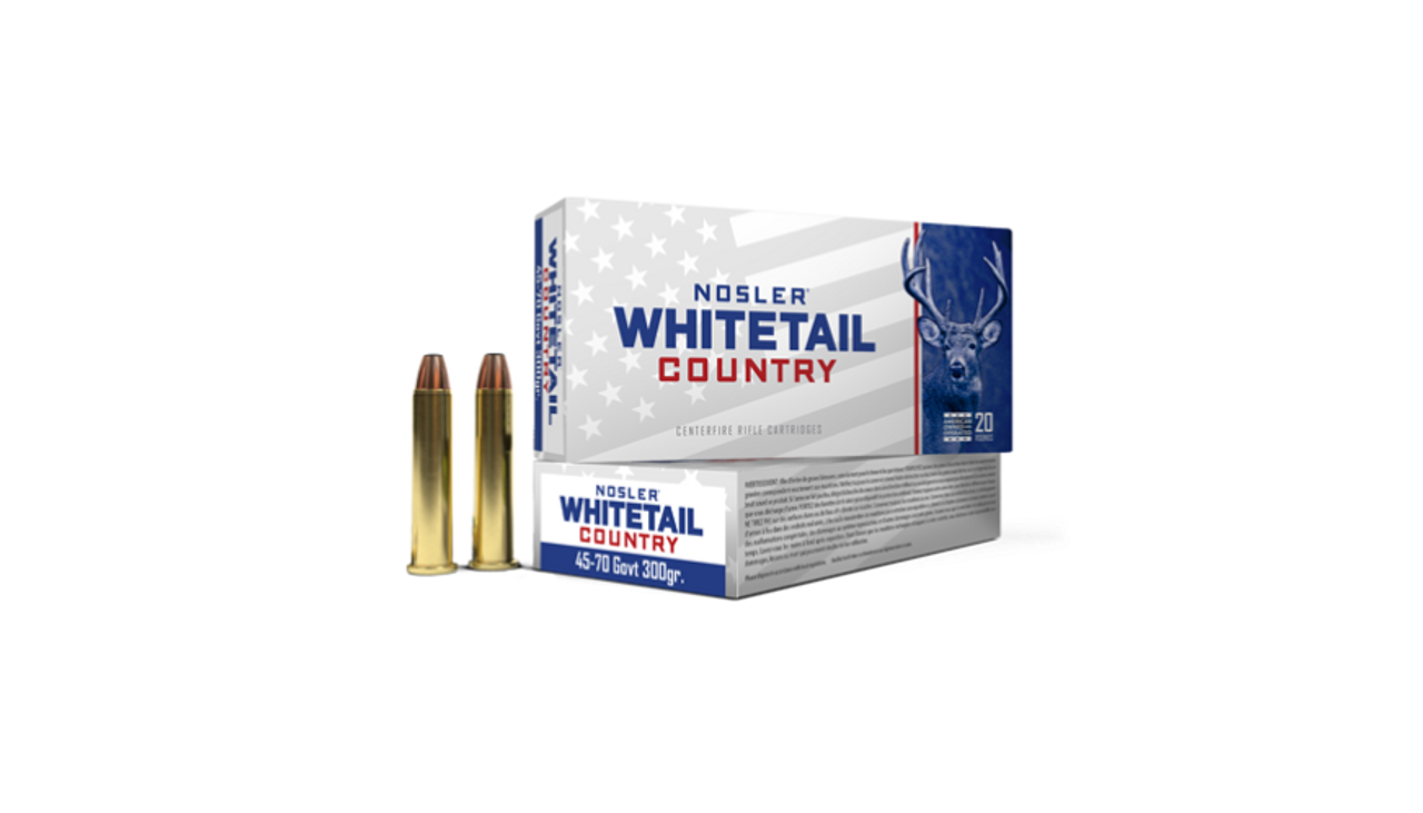 Nosler Whitetail Country WCA - 45-70 Govt 300g SW (20ct) Ammunition 40145