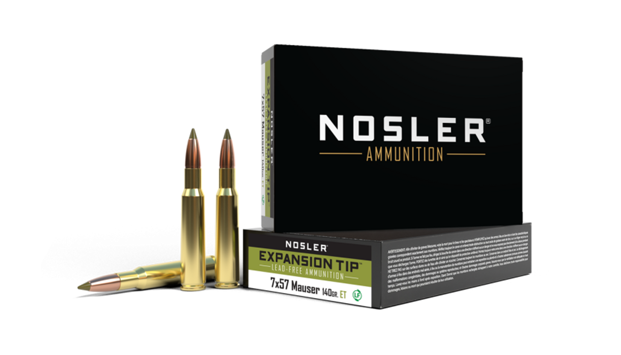 Nosler E-Tip ETA - 7x57 Mauser 140g ET SP (20ct) Ammunition 40481