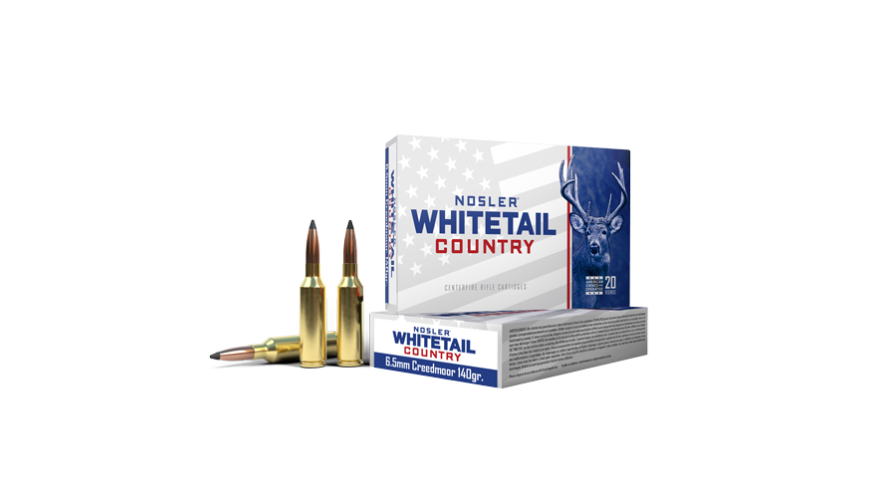 Nosler Whitetail Country WCA - 6.5mm Creedmoor 140g SB SP (20ct) Ammunition 40105