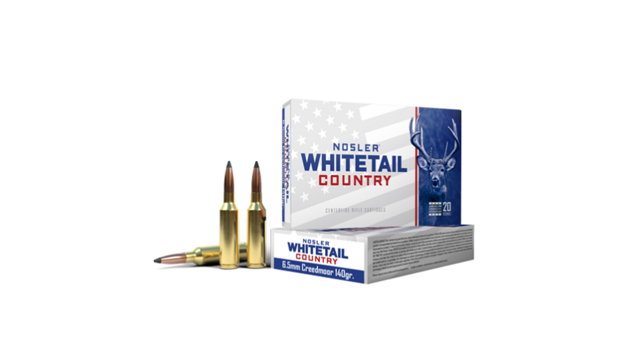 Nosler Whitetail Country WCA - 6.5mm Creedmoor 140g SB SP (20ct) Ammunition 40105