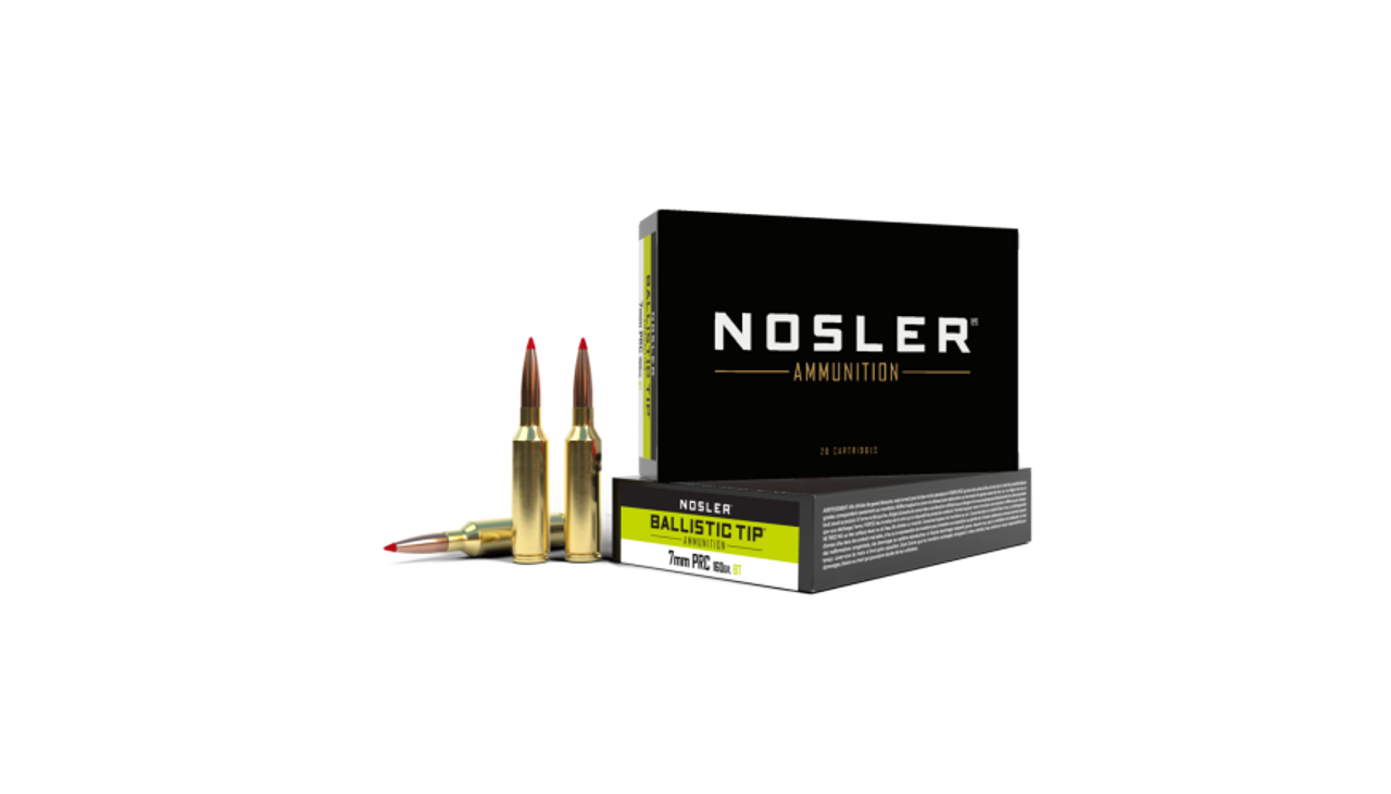 Nosler Ballistic Tip BTA - 7mm PRC 160g BT (20ct) Ammunition 43465