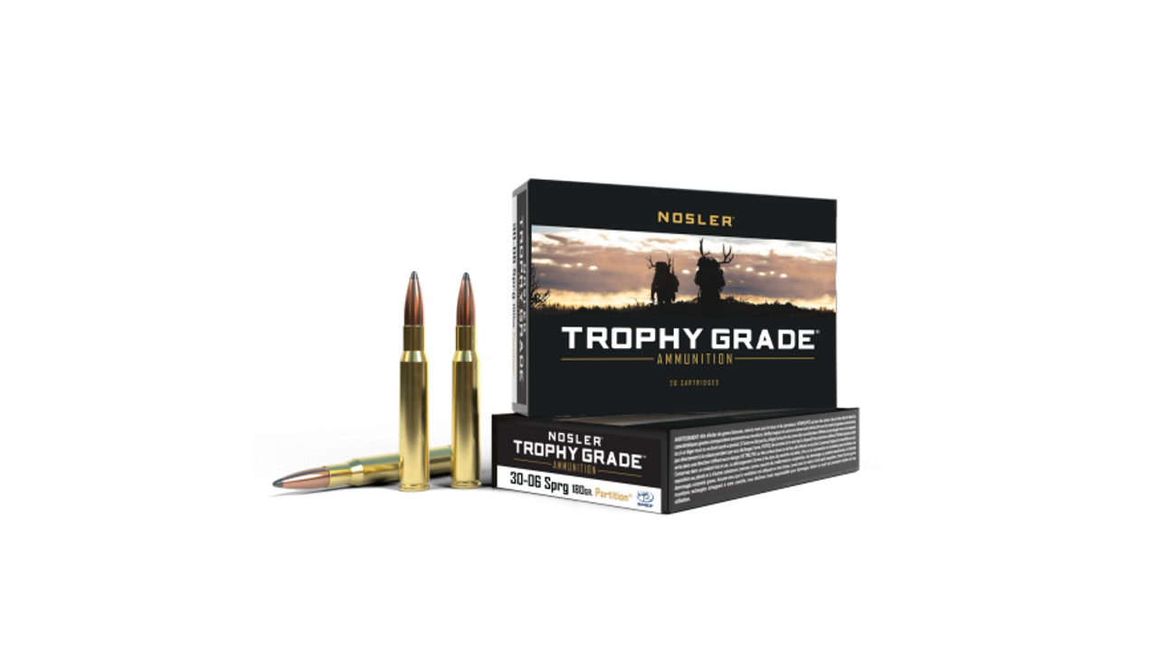 Nosler Trophy Grade TGA - 30-06 Sprg 180g PT SP (20ct) Ammunition 46142