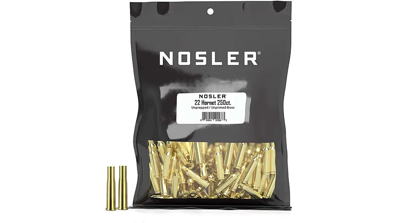 Nosler Brass - 22 Hornet (250ct) Bulk Brass Bag 10066