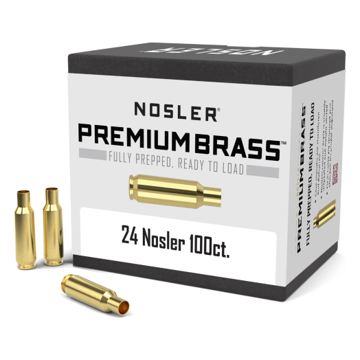 Nosler Premium Brass Box - 24 Nosler (100ct) 10085