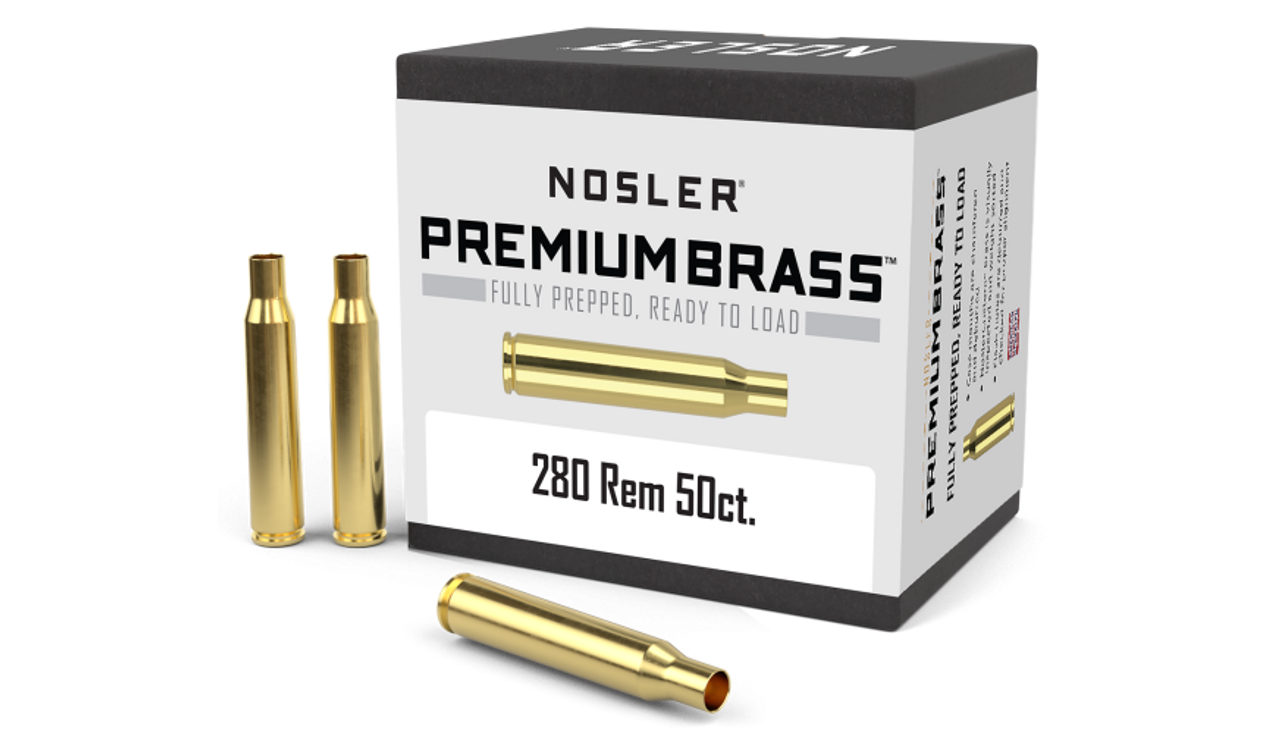 Nosler Premium Brass Box - 280 Rem (50ct) 10160