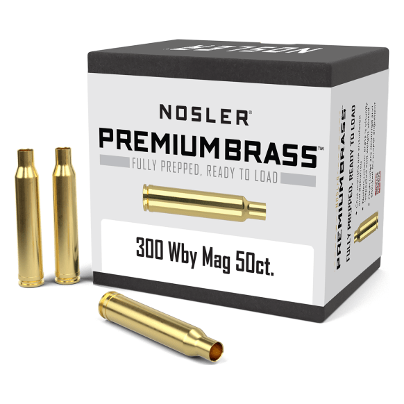 Nosler Premium Brass Box - 300 Wby (50ct) 10180