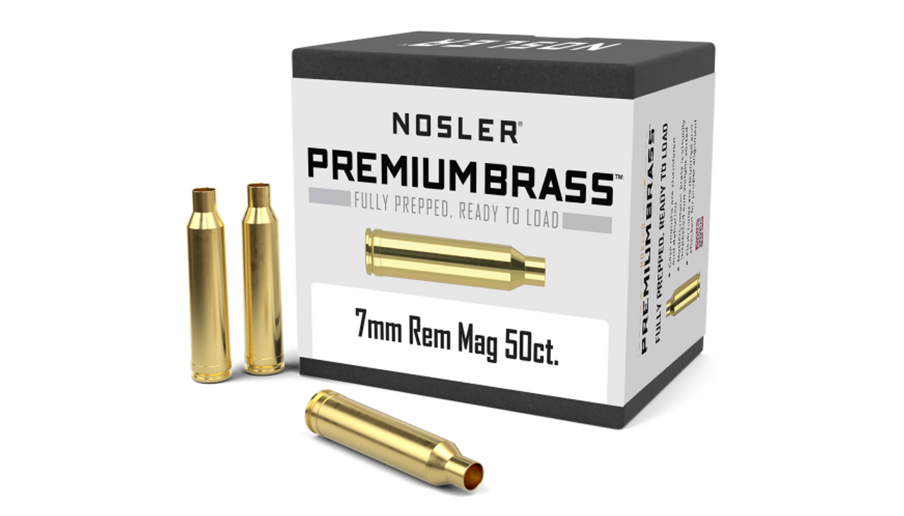 Nosler Premium Brass Box - 7mm Rem Mag (50ct) 10185