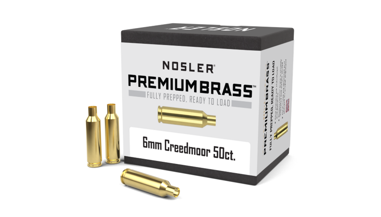 Nosler Premium Brass Box - 6mm Creedmoor (50ct) 10229