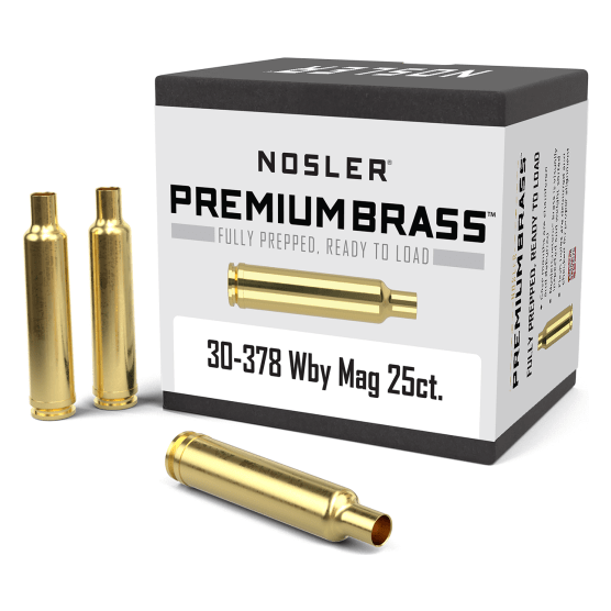 Nosler Premium Brass Box - 30-378 Wby (25ct) 10235