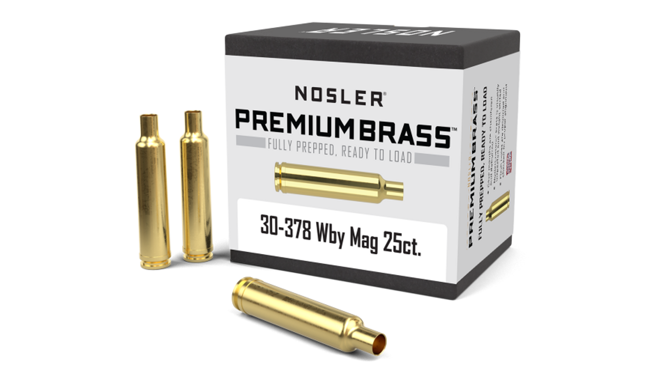 Nosler Premium Brass Box - 30-378 Wby (25ct) 10235