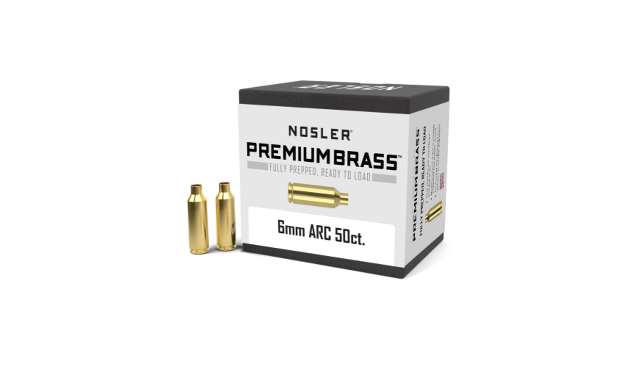Nosler Premium Brass Box - 6mm ARC (50ct) 10272