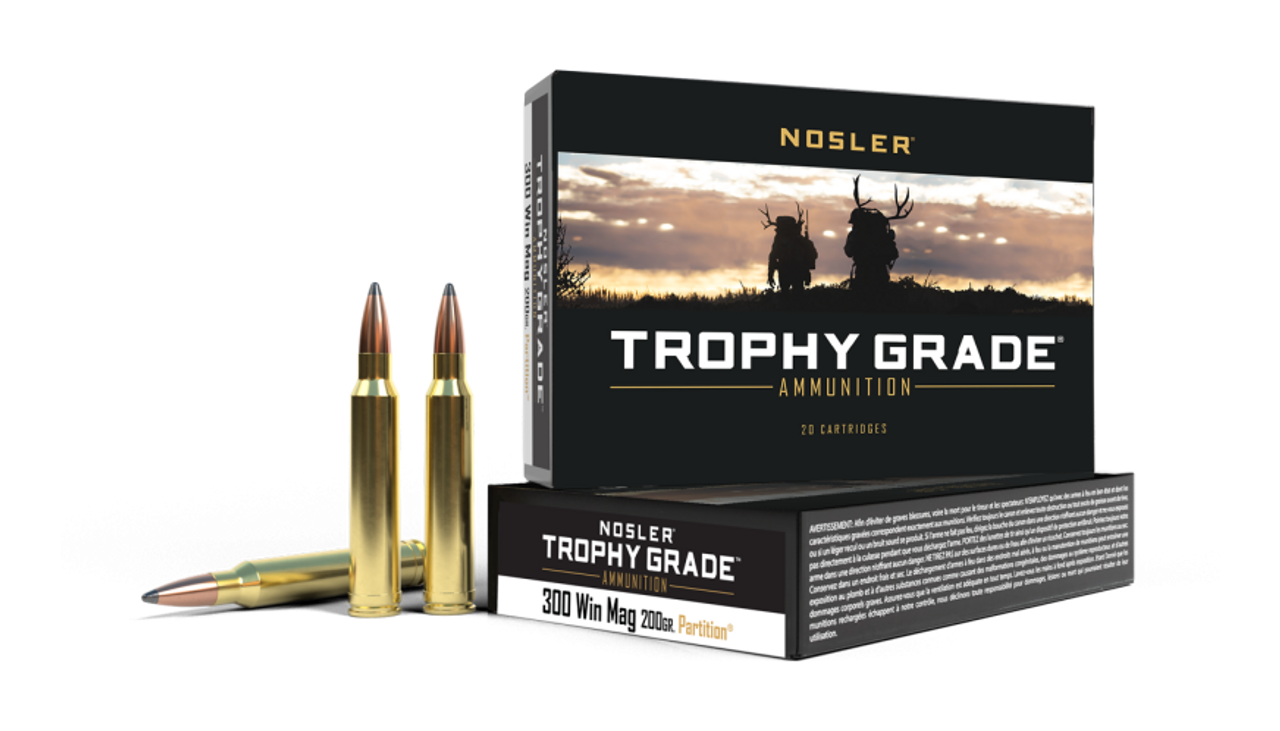 Nosler Trophy Grade TGA - 300 Win Mag 200g PT SP (20ct) Ammunition 60069