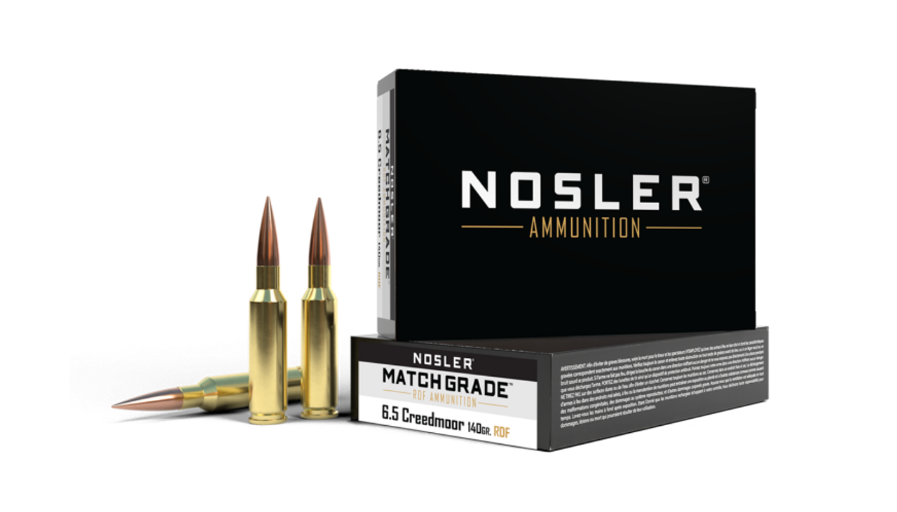 Nosler Match Grade MGA - 6.5mm Creedmoor 140g RDF HPBT (20ct) Ammunition 60115
