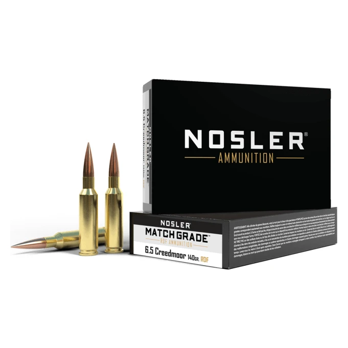 Nosler Match Grade MGA - 6.5mm Creedmoor 140g RDF HPBT (20ct) Ammunition 60115